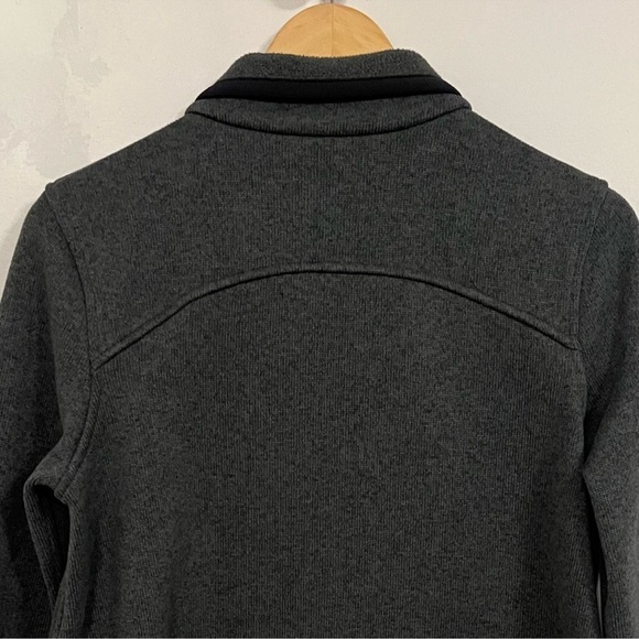 Lululemon Its Fleecing Cold Zip Up Heathered Black/Black Sz 6 - Picture 10 of 16